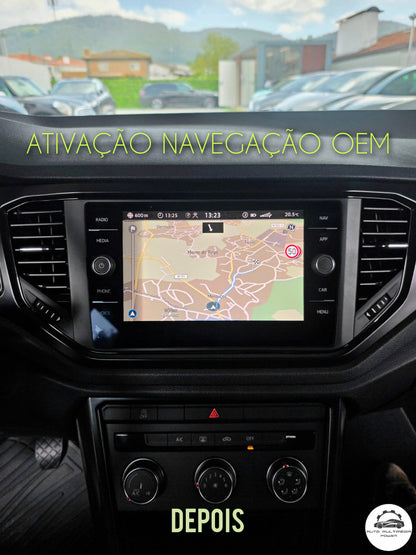 VOLKSWAGEN VW - Sistema MIB3 PREH MOI3 - Ativação OEM Google Android Auto & Apple CarPlay Wireless