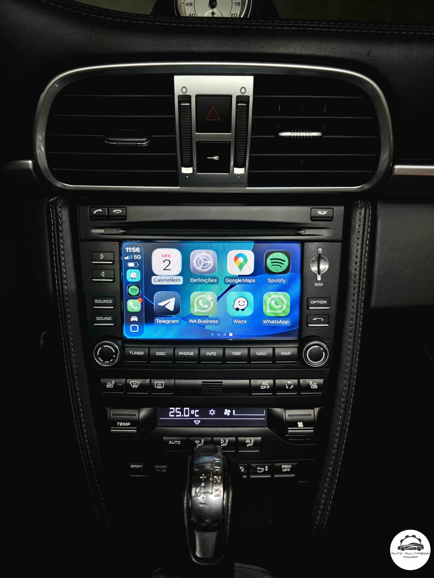 PORSCHE - Sistema PCM 3.0 - Instalação Função Apple CarPlay & Google Android Auto Wireless