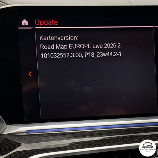 BMW / MINI - Sistema MGU LIVE iD7 - Atualização Mapas GPS Europa 2026-2