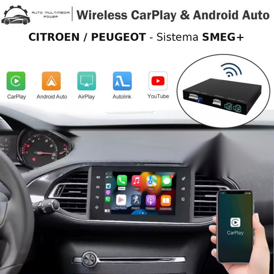 CITROEN eMyWay / PEUGEOT WipNav+ - Instalação Função CarPlay & AndroidAuto Wireless