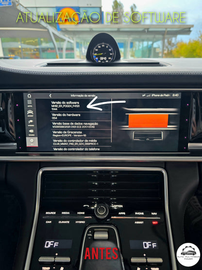 PORSCHE - PANAMERA - Sistema MIB 2 MHI2 PCM 4.0 - Ativação CarPlay / Andoid Auto FullScreen ou WideScreen