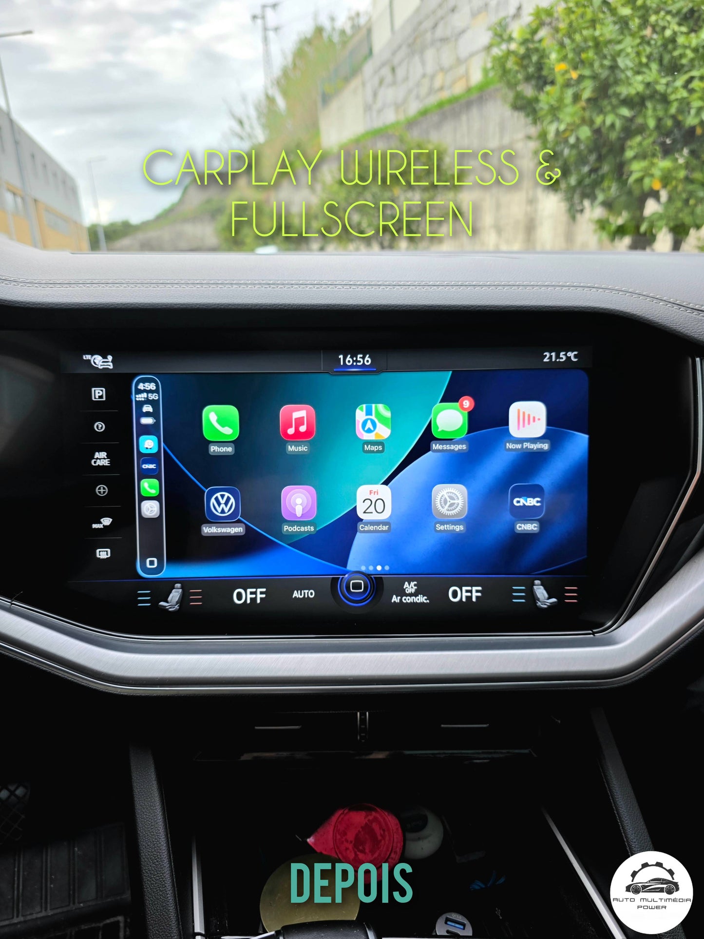 VOLKSWAGEN - Sistema MMI MH2p / MIB2p - Ativação CarPlay & Android Auto Wireless & FullScreen