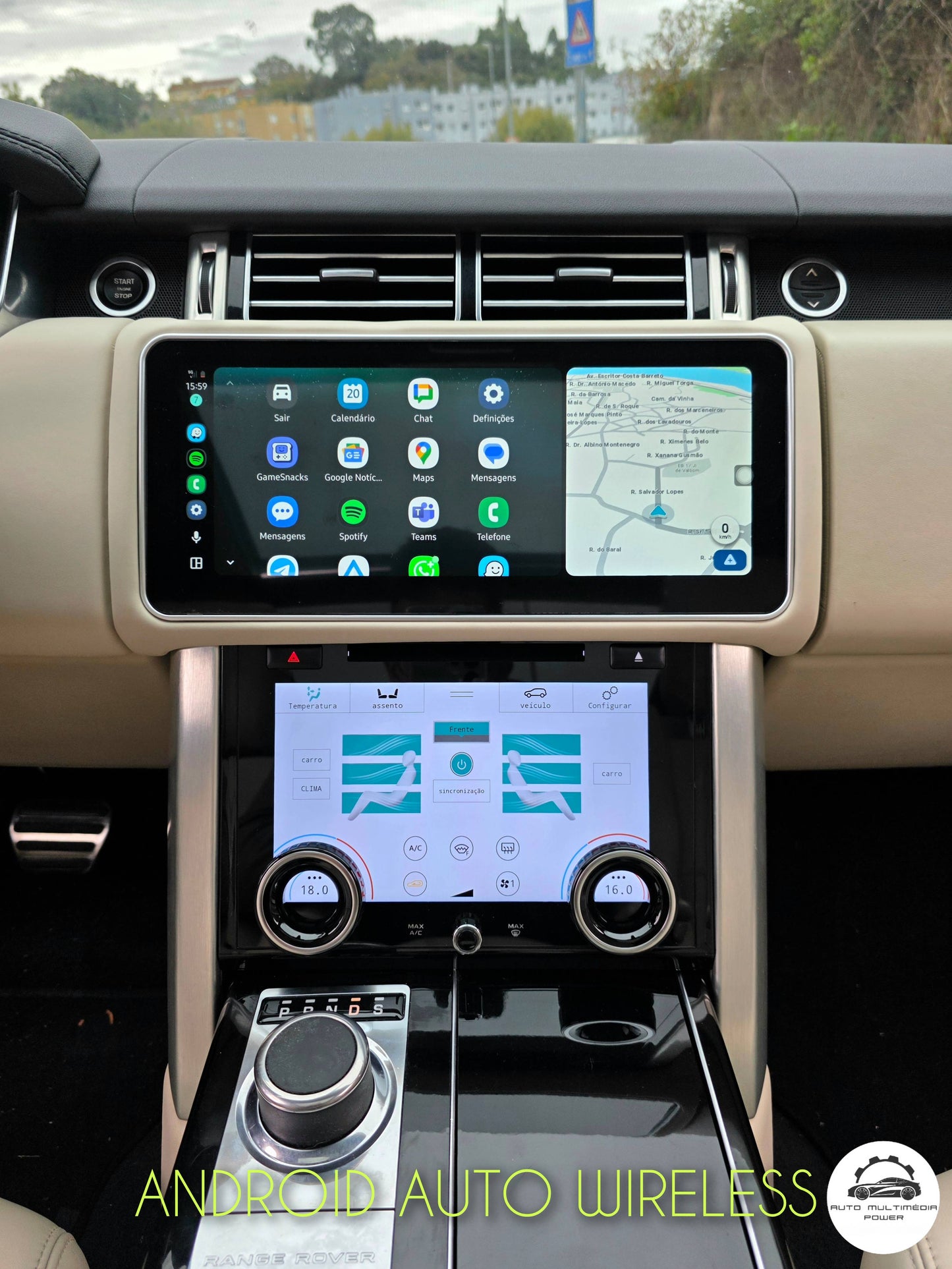 RANGE ROVER - VOGUE - Sistema BOSCH / HARMAN - Ecrã Touch Screen Android 15 - Apple CarPlay & Google Android Auto Wireless