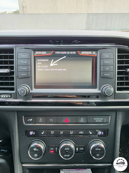 SEAT - Sistema Discover Media 2 MST2 - Cartão SD AS Atualização Mapas GPS Nav v23 2026