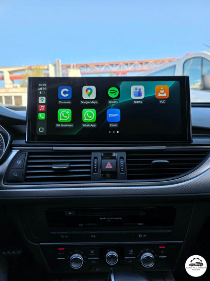 AUDI - A6 / A7 - MMI 3G PLUS (HN+) & RMC - Ecrã Touch Screen Android 14 - Apple CarPlay & Google Android Auto Wireless