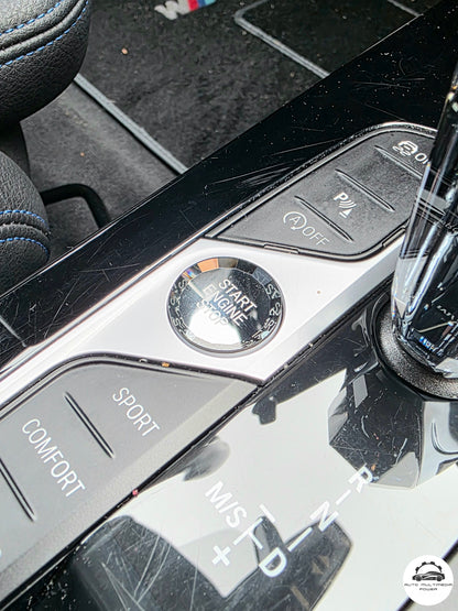 BMW - KIT Manete de Mudanças em Cristal & Botões Multimédia em Cristal - Veículos com Plataforma MGU