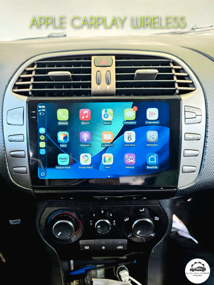 FIAT - BRAVO II 198 de 2007 a 2014 - Rádio Android - CarPlay & Android Auto Wireless
