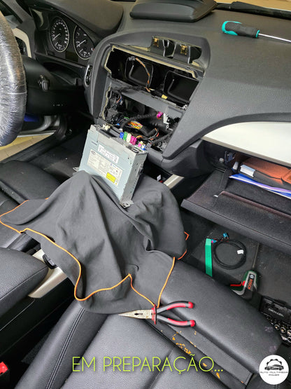 BMW - Sistema NBT ID4 - Instalação Box / Módulo Apple CarPlay & Google Android Auto Wireless