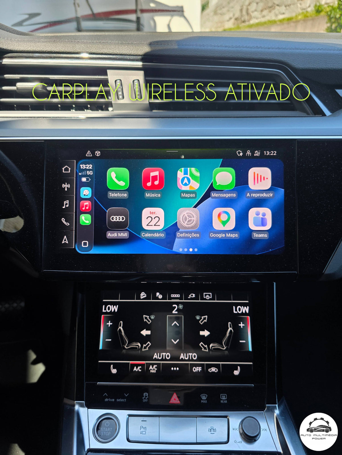 AUDI - Sistema MMI MIB3 / MHI3 - Ativação Aplicativo Phone Apps: Apple CarPlay & Google Android Auto Wireless
