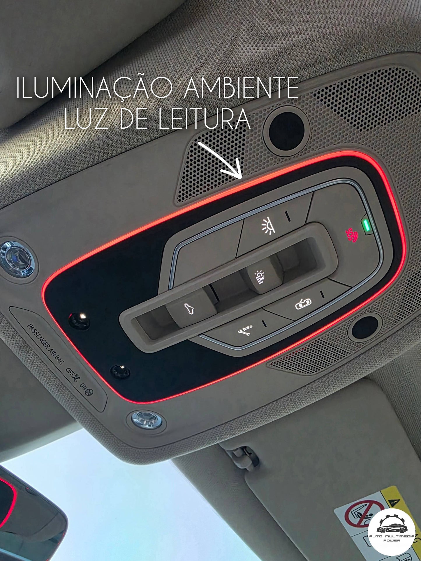 AUDI - A4 (B9) / A5 (F5) - Iluminação Ambiente / Ambient Lighting - Luz de Leitura