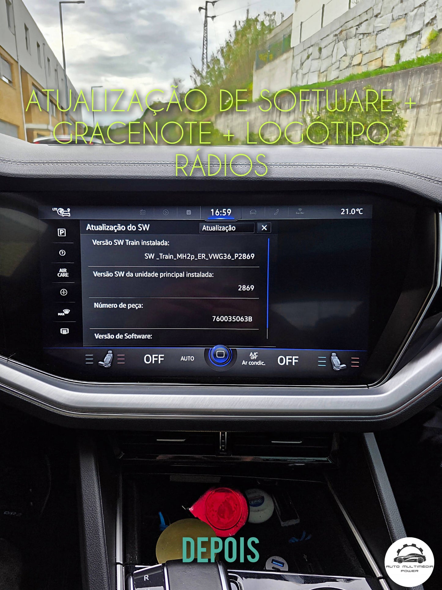 VOLKSWAGEN - Sistema MMI MH2p / MIB2p - Ativação CarPlay & Android Auto Wireless & FullScreen