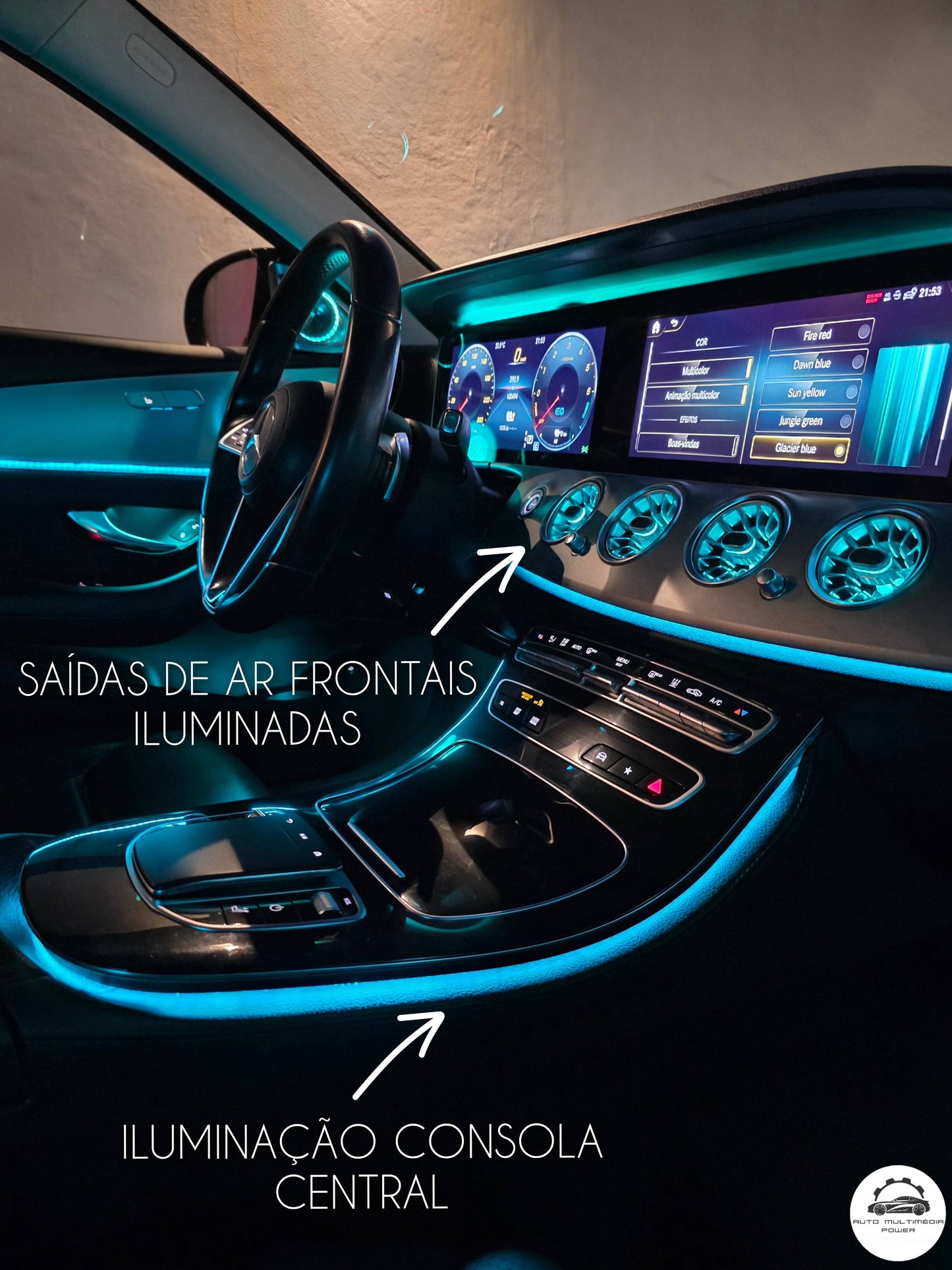 MERCEDES-BENZ - CLASSE E W213 - Iluminação Ambiente / Ambient Lighting