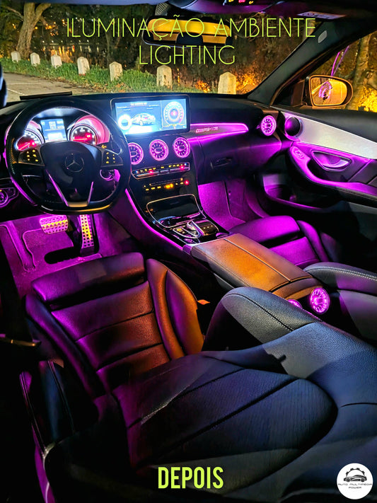 MERCEDES-BENZ - CLASSE C W205 - Iluminação Ambiente / Ambient Lighting