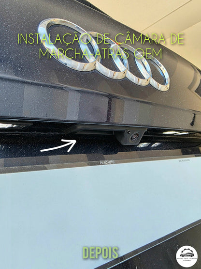 AUDI - Instalação Kit Câmara de Marcha-Atrás OEM / Genuína versão High Line