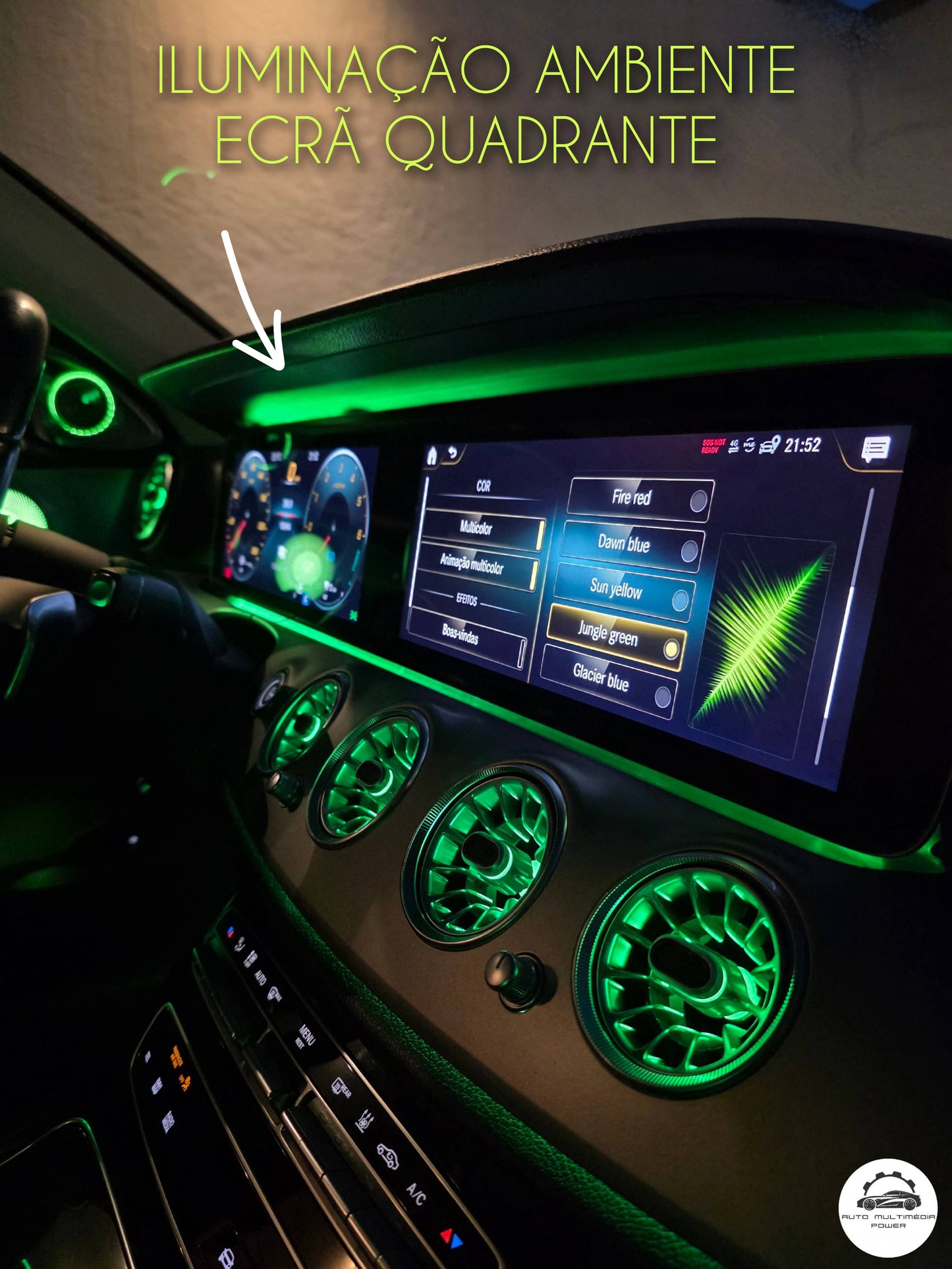 MERCEDES-BENZ - CLASSE E W213 - Iluminação Ambiente / Ambient Lighting