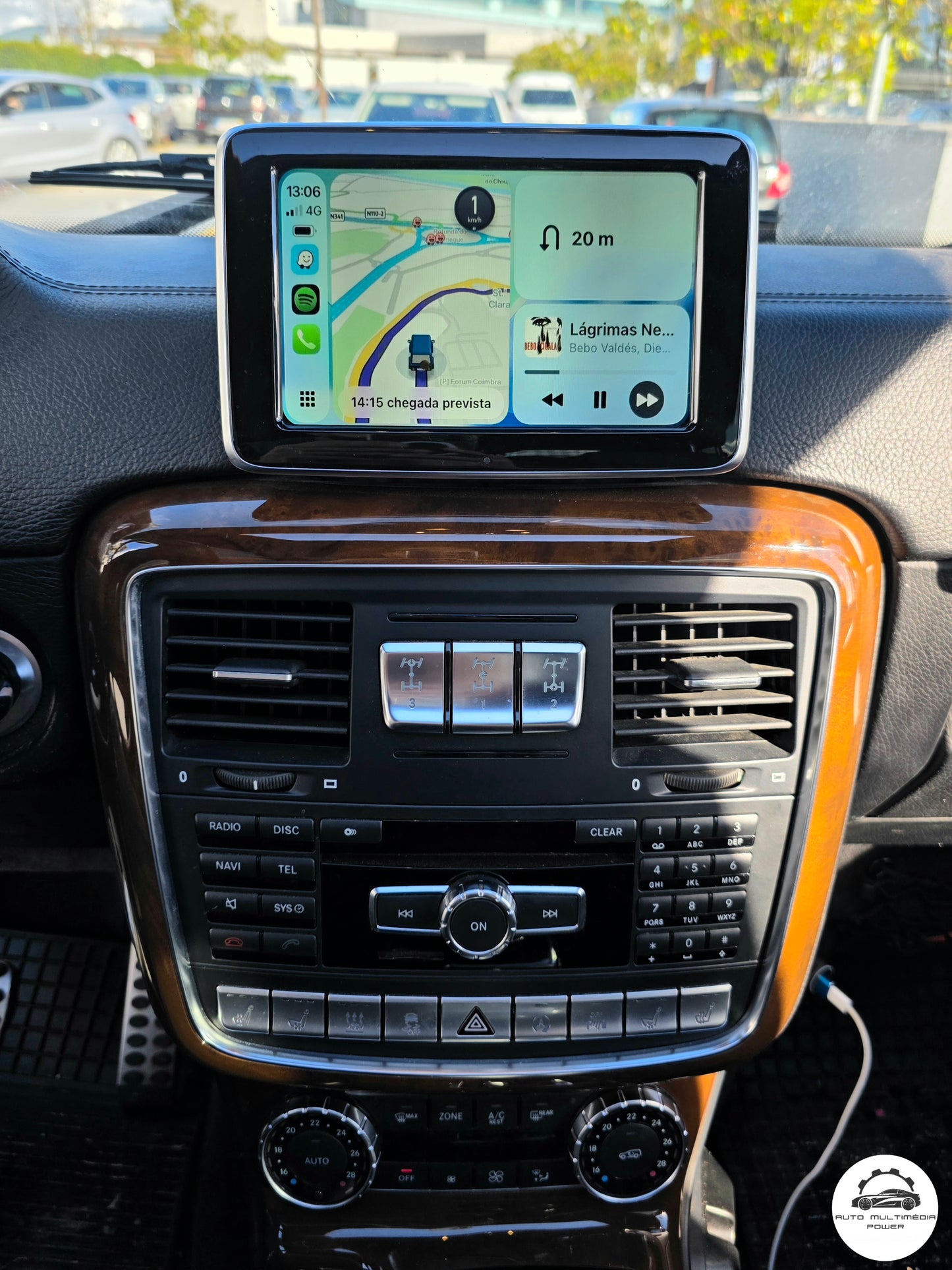 MERCEDES-BENZ - Sistema NTG 4.5 / 4.7 - Instalação Função Apple CarPlay & Google Android Auto Wireless