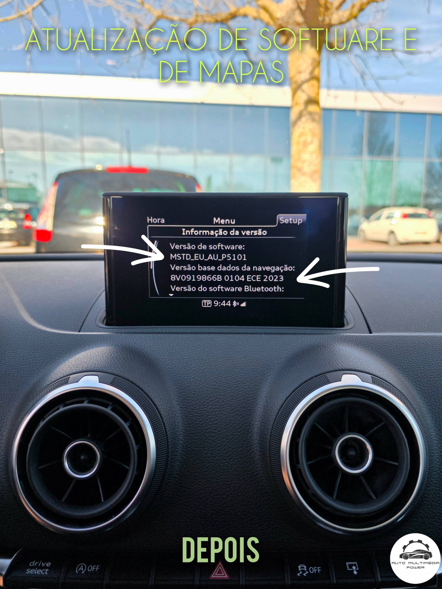 AUDI - Sistema MMI MIB-S MSTD - Cartão SD Atualização Software + Mapas GPS Nav v2024