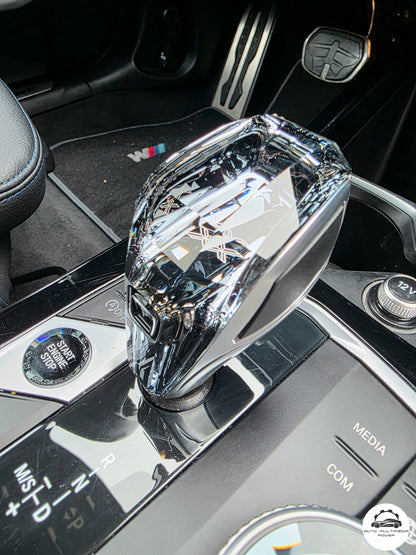BMW - KIT Manete de Mudanças em Cristal & Botões Multimédia em Cristal - Veículos com Plataforma MGU