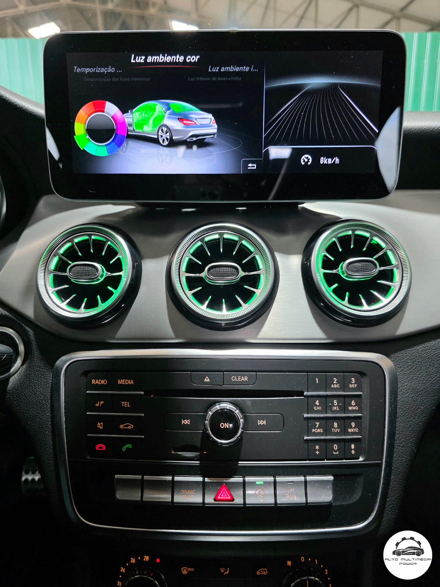 MERCEDES-BENZ - A W176 / B W246 / CLA W117 / GLA W156 - Retrofit Saídas de Ar Iluminadas