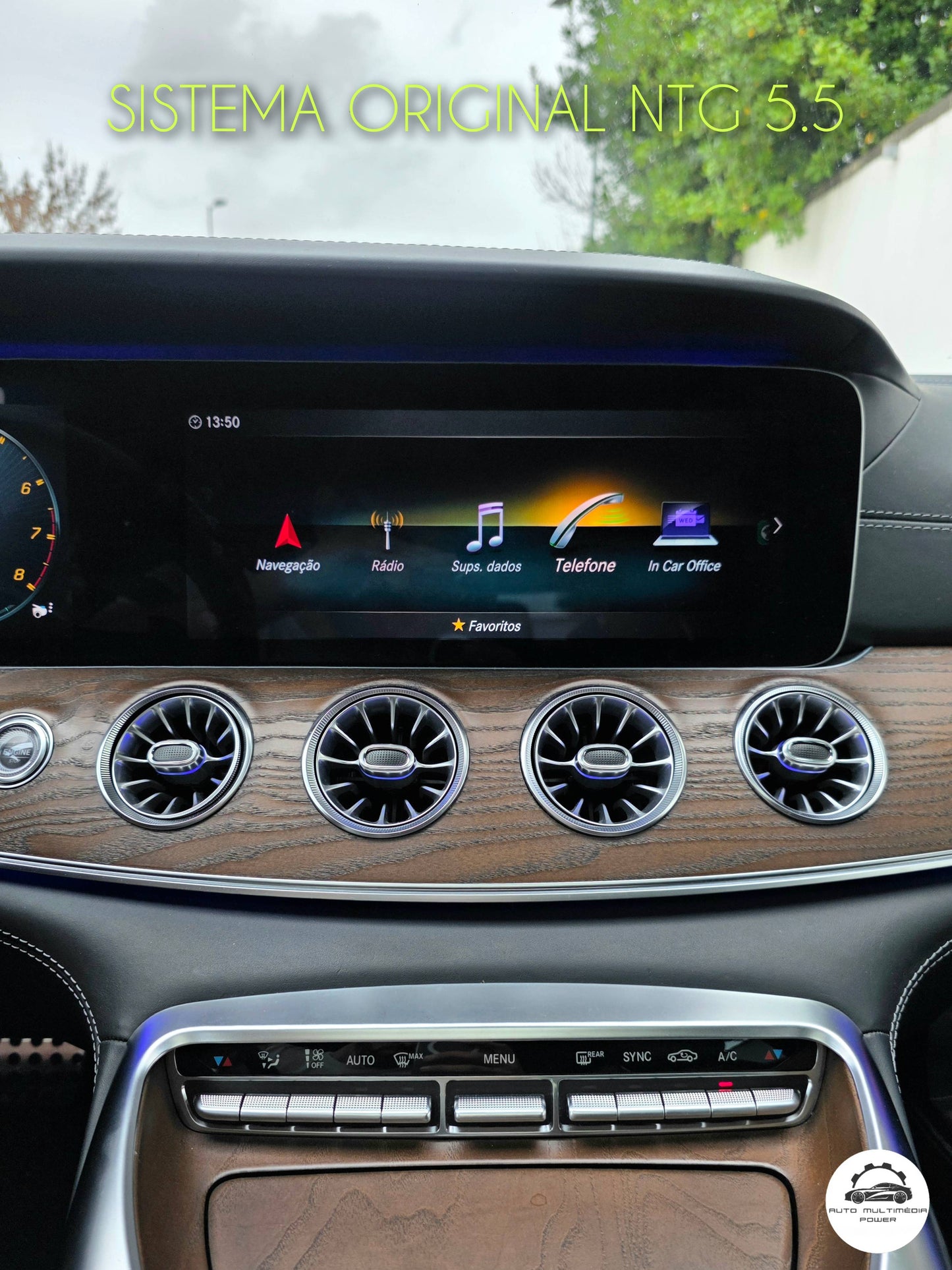 MERCEDES-BENZ - Sistema NTG 5.5 Comand - Instalação Função Apple CarPlay & Google Android Auto Wireless