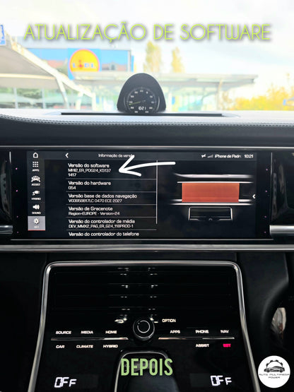 PORSCHE - PANAMERA - Sistema MIB 2 MHI2 PCM 4.0 - Ativação CarPlay / Andoid Auto FullScreen ou WideScreen