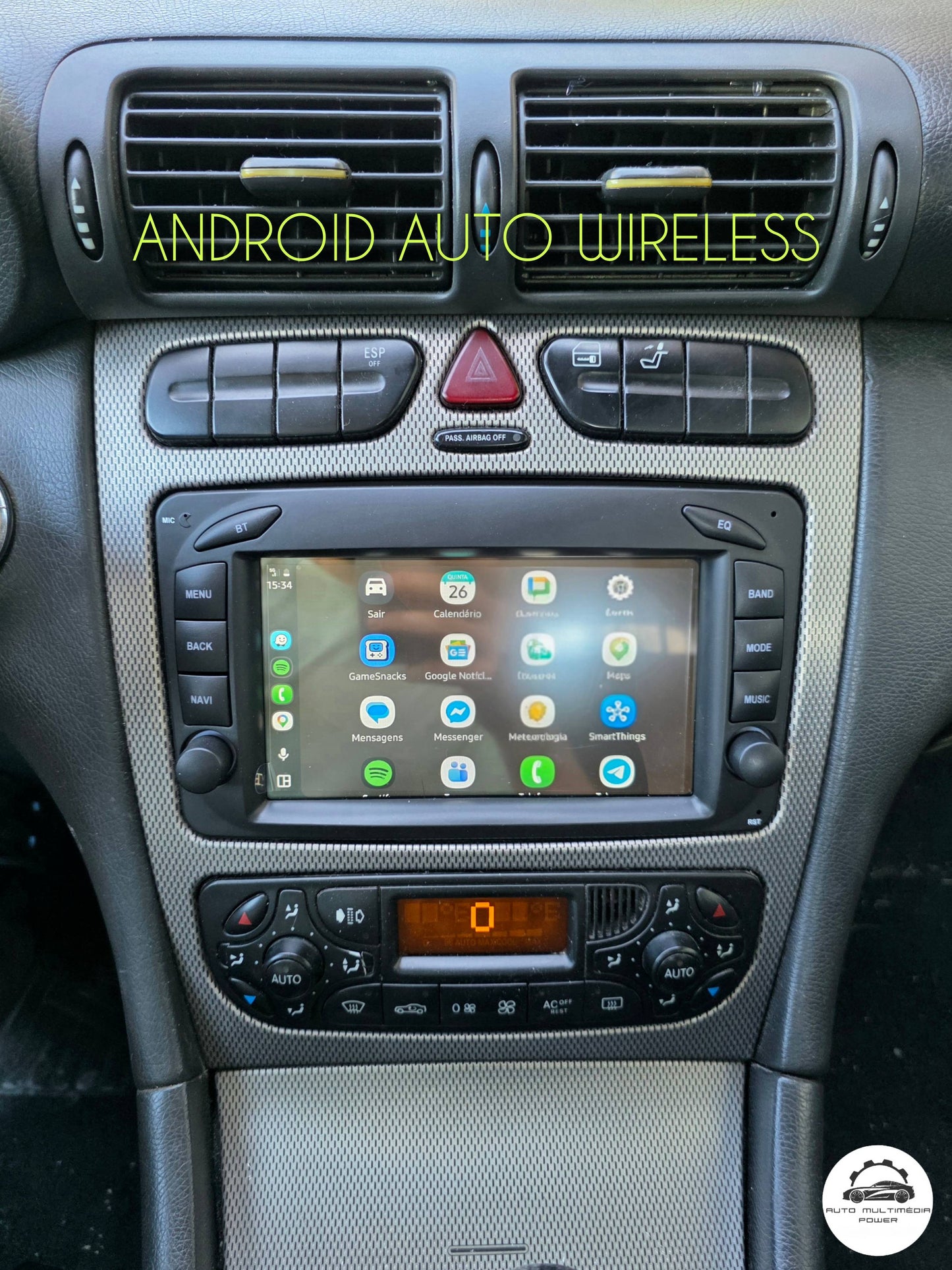 MERCEDES-BENZ - Classe A W168 / C W203 / G W463 / CLK W209 - Rádio Android - CarPlay & Android Auto Wireless
