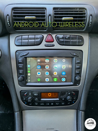 MERCEDES-BENZ - Classe A W168 / C W203 / G W463 / CLK W209 - Rádio Android - CarPlay & Android Auto Wireless
