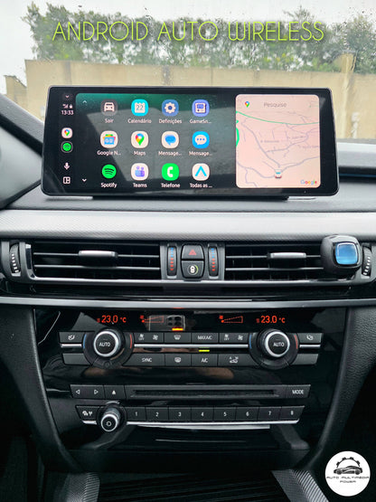 BMW - X5 / X6 - CCC CIC NBT - Ecrã Touch Screen Android 15 - Apple CarPlay & Google Android Auto Wireless
