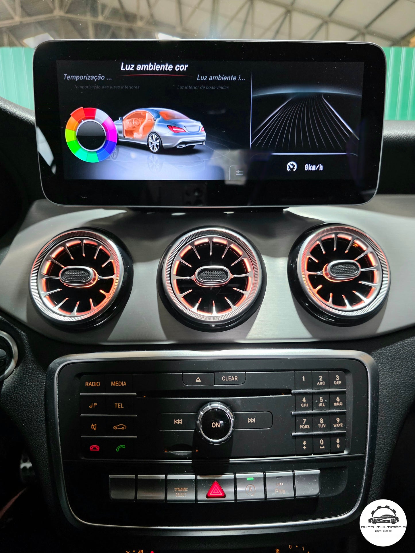 MERCEDES-BENZ - A W176 / B W246 / CLA W117 / GLA W156 - Retrofit Saídas de Ar Iluminadas