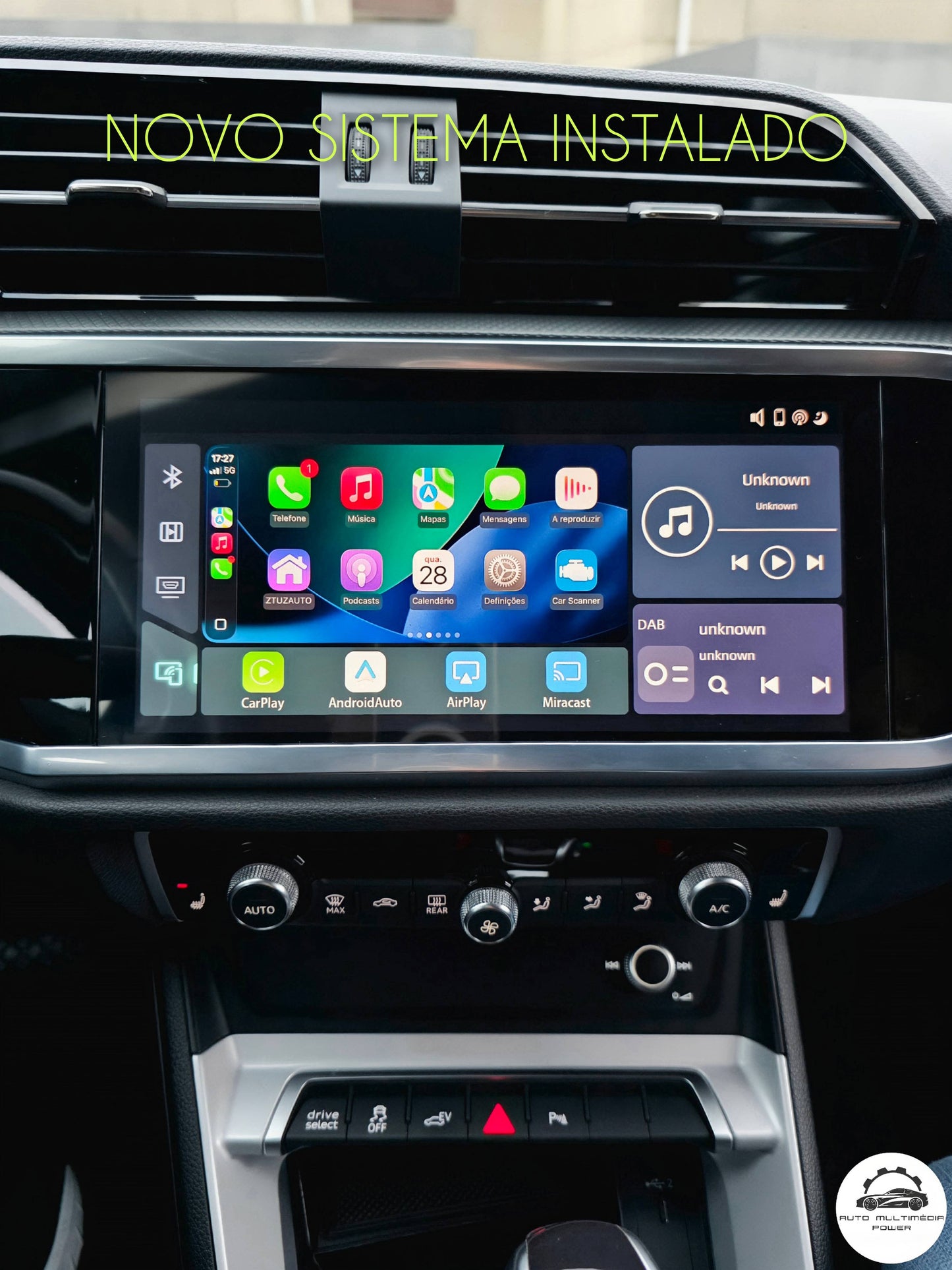 AUDI - Sistema MMI MIB3 / MHI3 - Instalação Módulo Apple CarPlay & Google Android Auto Wireless