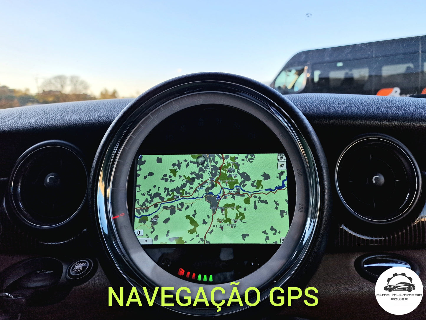 MINI - CCC CIC NBT EVO - Ecrã Touch Screen Android 13 - Apple CarPlay & Google Android Auto Wireless