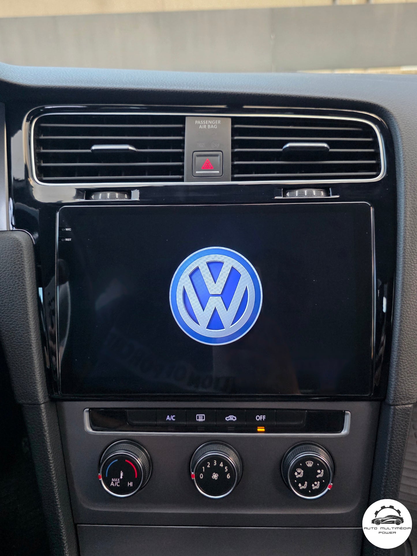 VOLKSWAGEN VW - GOLF MK7 - 2013 a 2017 - Ecrã Touch Screen Android - CarPlay & Android Auto Wireless