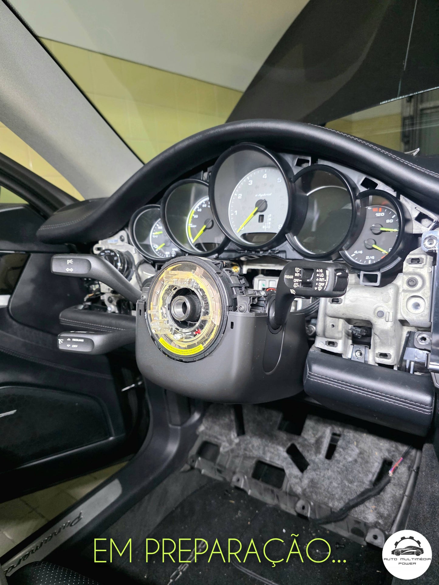 PORSCHE - PANAMERA 970 - Instalação Quadrante / Painel de Instrumentos Digital