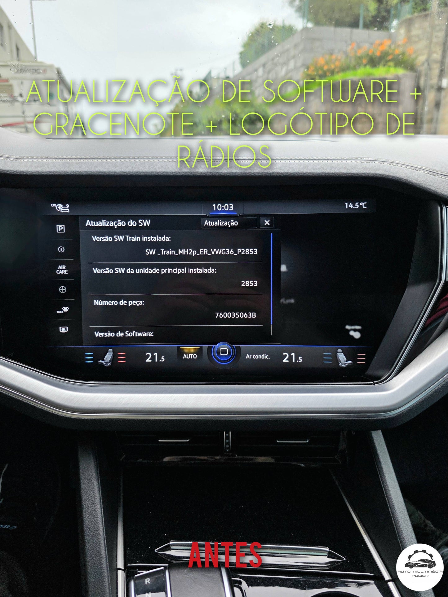 VOLKSWAGEN - Sistema MMI MH2p / MIB2p - Ativação CarPlay & Android Auto Wireless & FullScreen