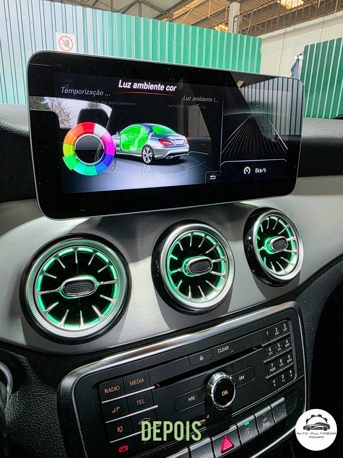 MERCEDES-BENZ - A W176 / B W246 / CLA W117 / GLA W156 - Retrofit Saídas de Ar Iluminadas