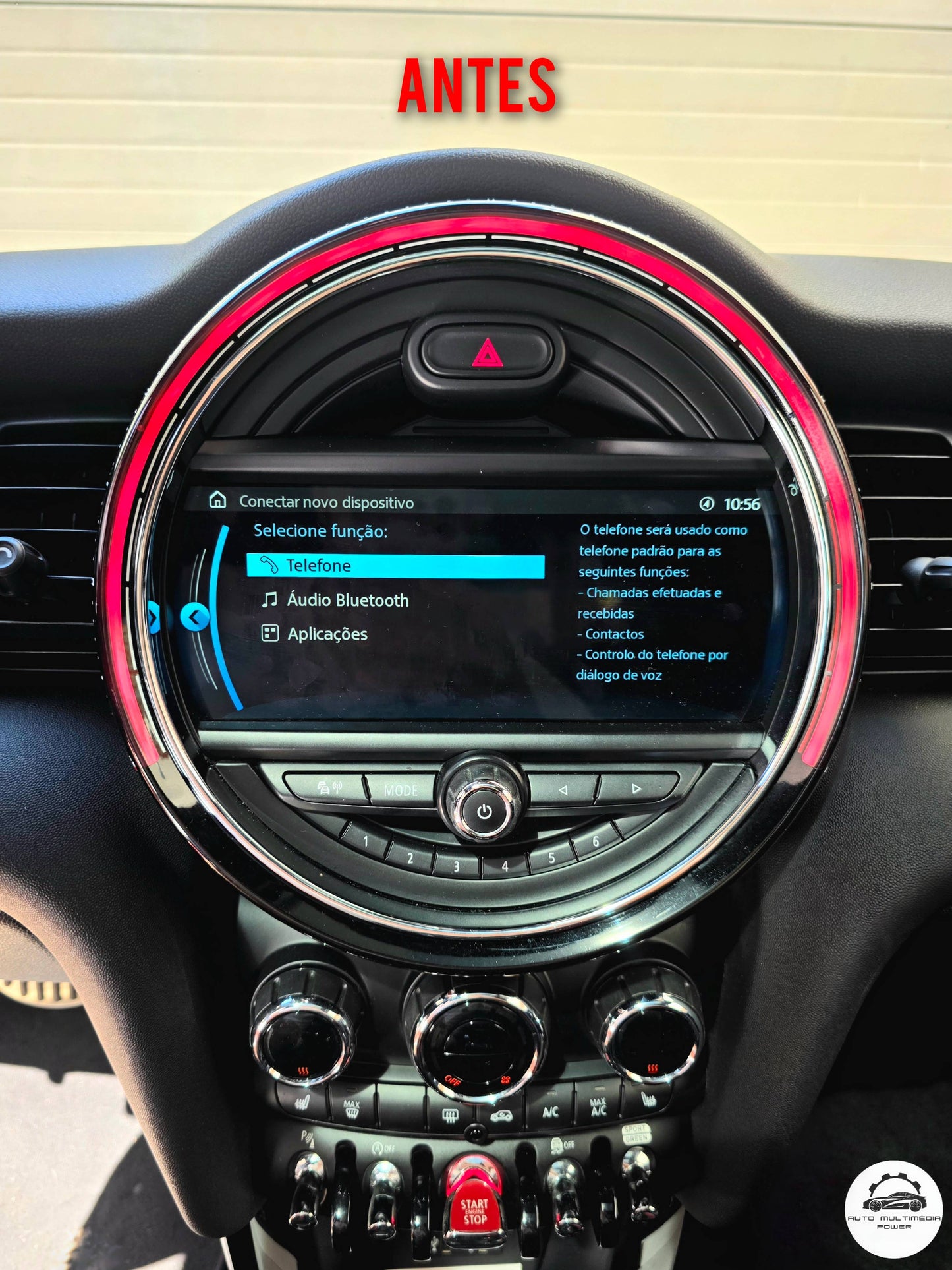 MINI - Sistema EntryNav 2 / WAY - Ativação Apple CarPlay Wireless