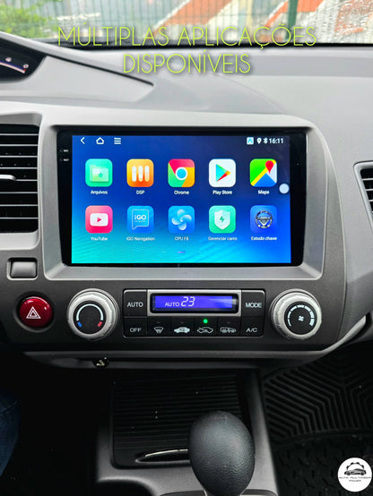 HONDA - CIVIC - 2005 a 2011 - Ecrã Touch Screen Android - CarPlay & Android Auto Wireless