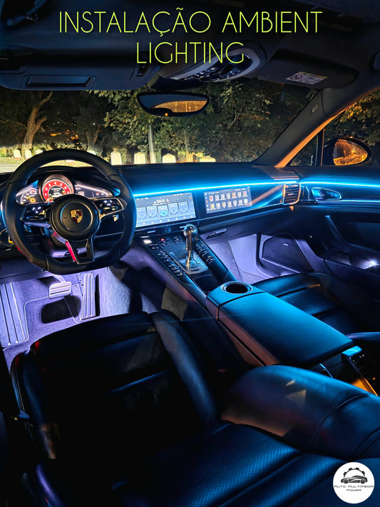PORSCHE - Iluminação Ambiente / Ambient Light Porsche Panamera 970