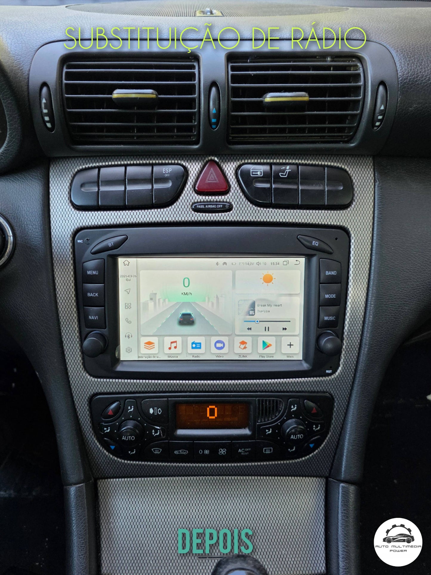 MERCEDES-BENZ - Classe A W168 / C W203 / G W463 / CLK W209 - Rádio Android - CarPlay & Android Auto Wireless