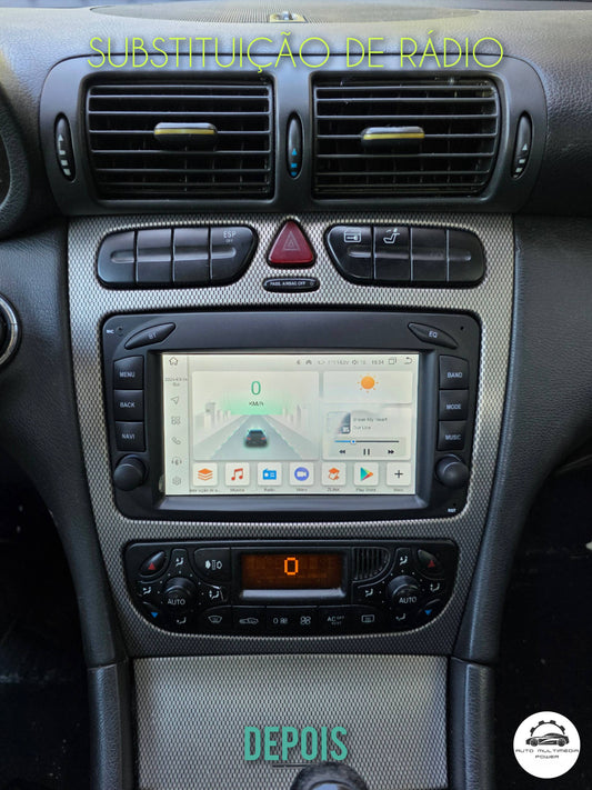 MERCEDES-BENZ - Classe A W168 / C W203 / G W463 / CLK W209 - Rádio Android - CarPlay & Android Auto Wireless