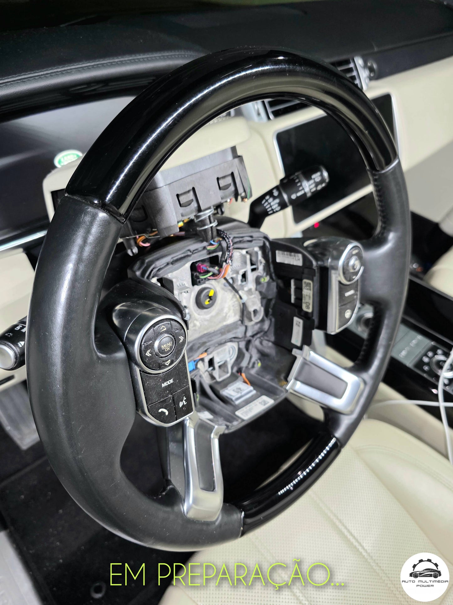 LAND ROVER / RANGE ROVER - Instalação Comandos Digitais Volante