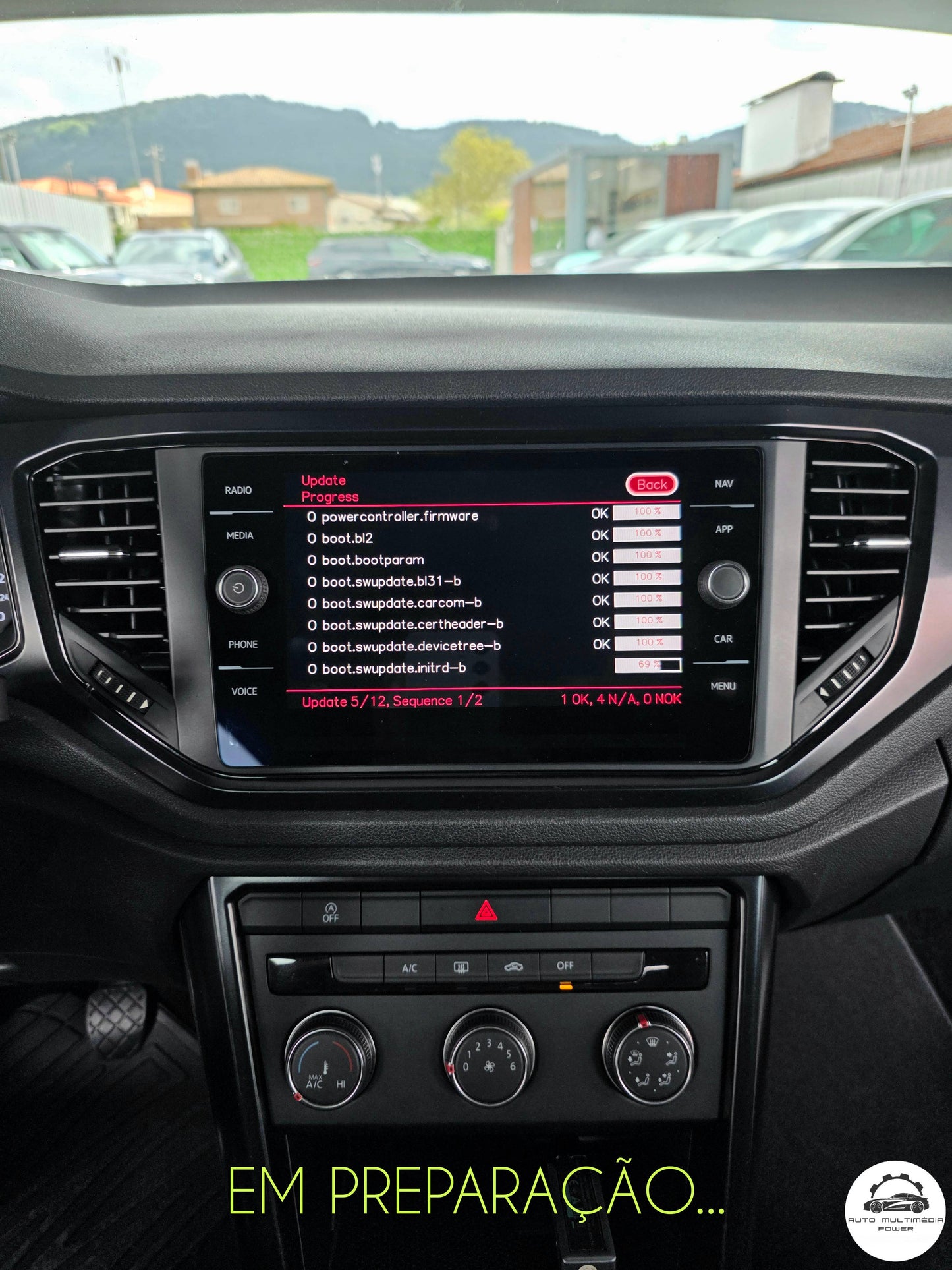 VOLKSWAGEN VW - Sistema MIB3 PREH MOI3 - Ativação OEM Google Android Auto & Apple CarPlay Wireless