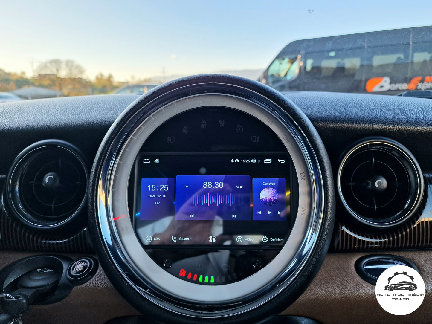 MINI - CCC CIC NBT EVO - Ecrã Touch Screen Android 13 - Apple CarPlay & Google Android Auto Wireless