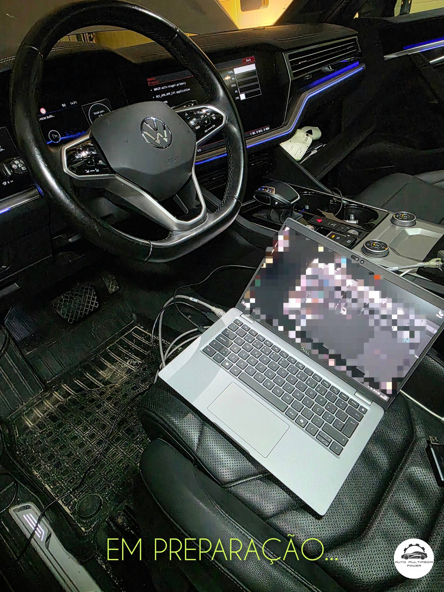 VOLKSWAGEN - Sistema MMI MH2p / MIB2p - Ativação CarPlay & Android Auto Wireless & FullScreen