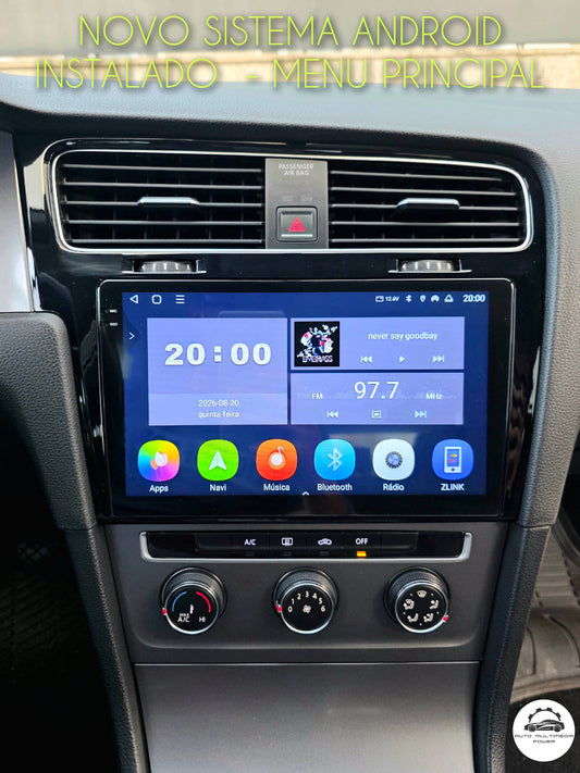 VOLKSWAGEN VW - GOLF MK7 - 2013 a 2017 - Ecrã Touch Screen Android - CarPlay & Android Auto Wireless