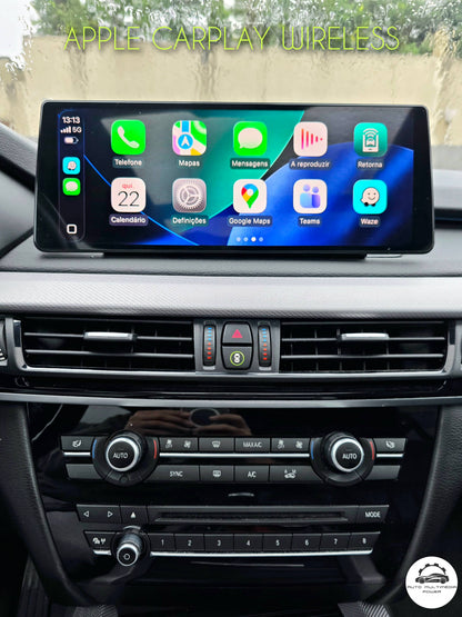 BMW - X5 / X6 - CCC CIC NBT - Ecrã Touch Screen Android 15 - Apple CarPlay & Google Android Auto Wireless