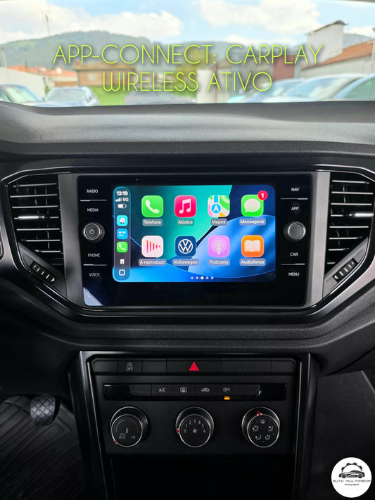 VOLKSWAGEN VW - Sistema MIB3 PREH MOI3 - Ativação OEM Google Android Auto & Apple CarPlay Wireless