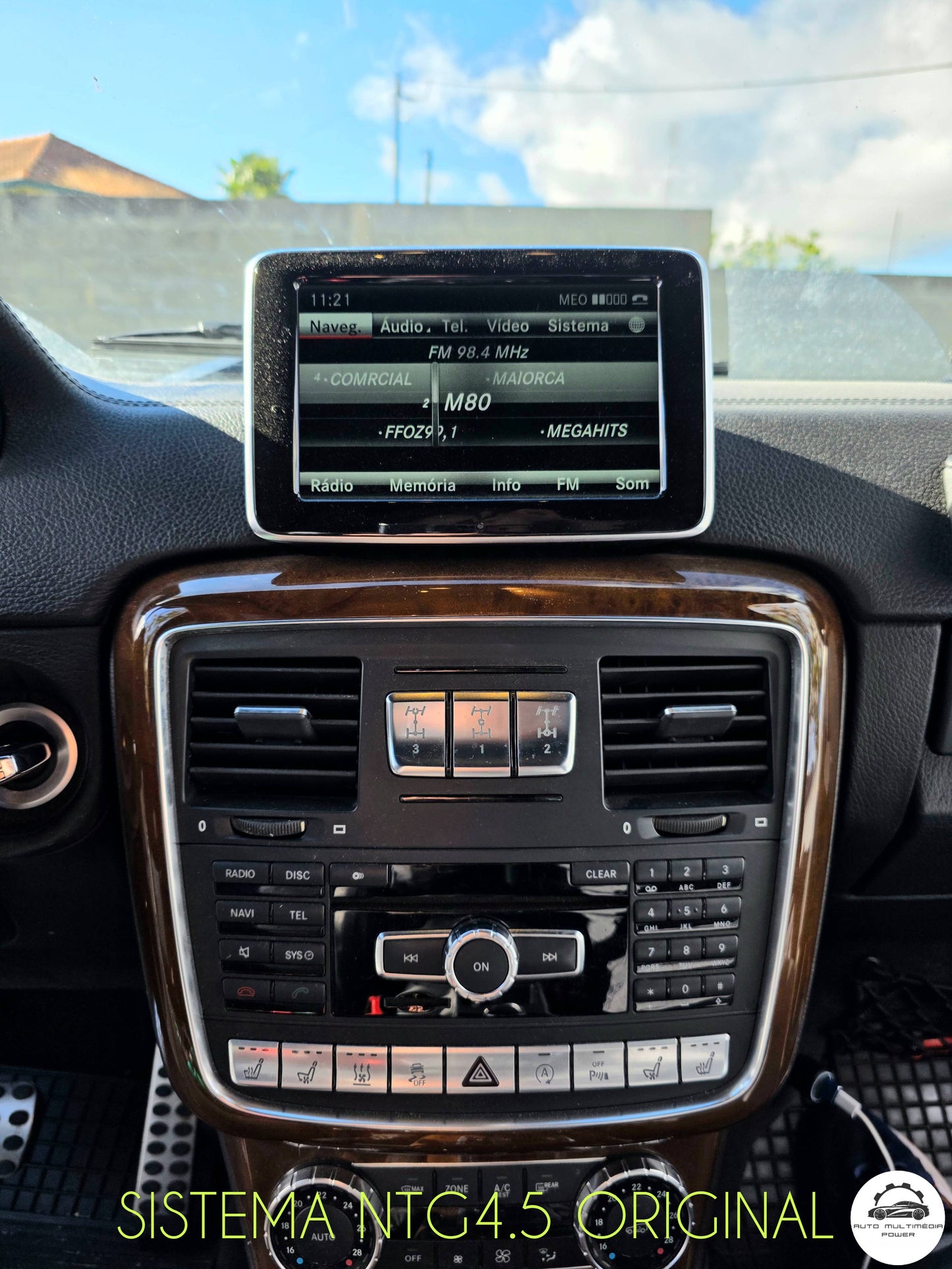 MERCEDES-BENZ - Sistema NTG 4.5 / 4.7 - Instalação Função Apple CarPlay & Google Android Auto Wireless