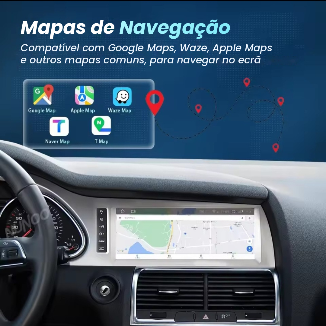 AUDI - Q7 4L - MMI 2G HIGH - Ecrã Touch Screen Android - Apple CarPlay & Google Android Auto Wireless
