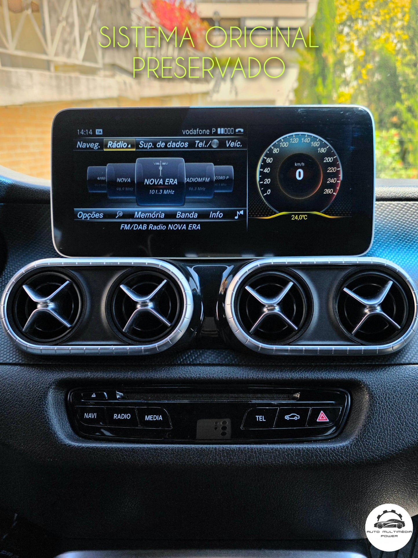 MERCEDES-BENZ - Classe X - Ecrã Touch Screen Android 15 - Apple CarPlay & Google Android Auto Wireless